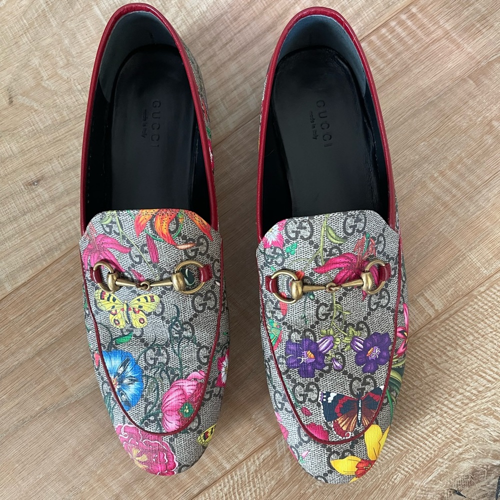 Gucci Floral Princetown Loafer